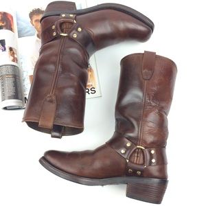 Dingo Dean Harness Motorcycle Men’s Boots DI19056